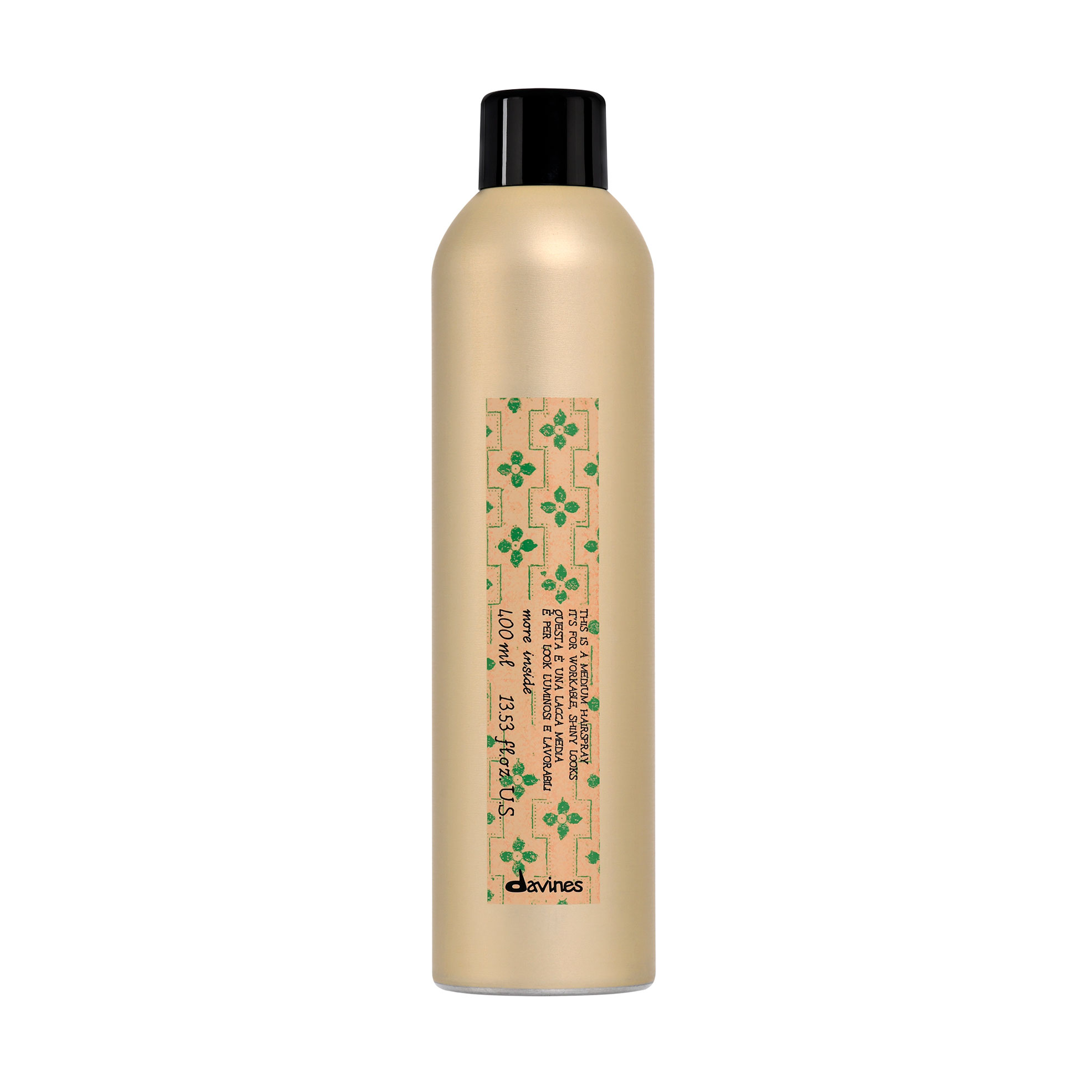 Лак для волосся Davines More Inside Medium Hairspray середньої фіксації, 400 мл