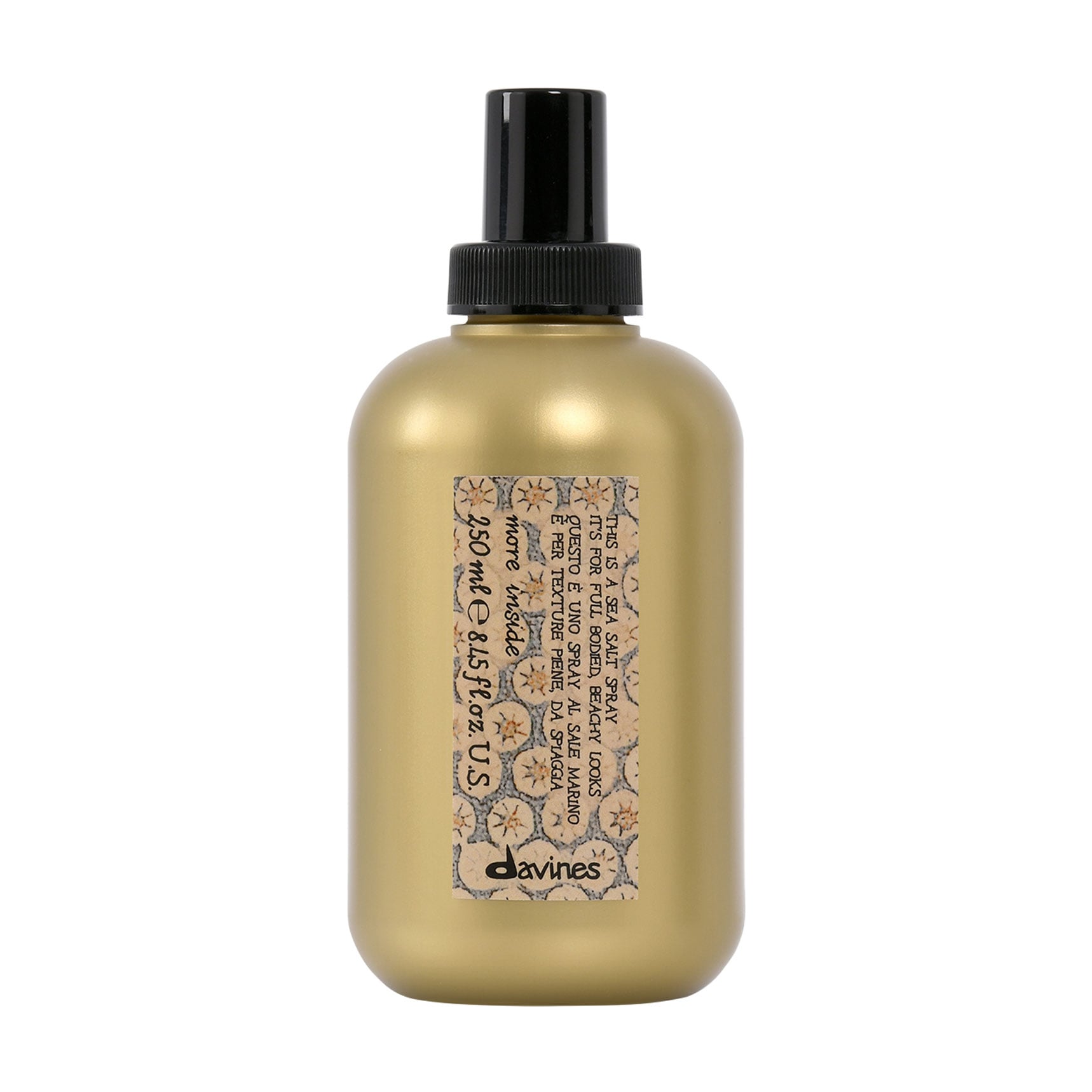 Спрей для об'ємних вільних укладок Davines More Inside Sea Salt Spray з морською сіллю, 250 мл